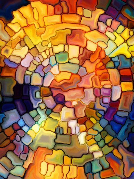 Illusion of Stained Glass &copy; agsandrew / Fotolia.com #111273976