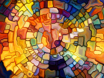Illusion of Stained Glass &copy; agsandrew / Fotolia.com #111273976